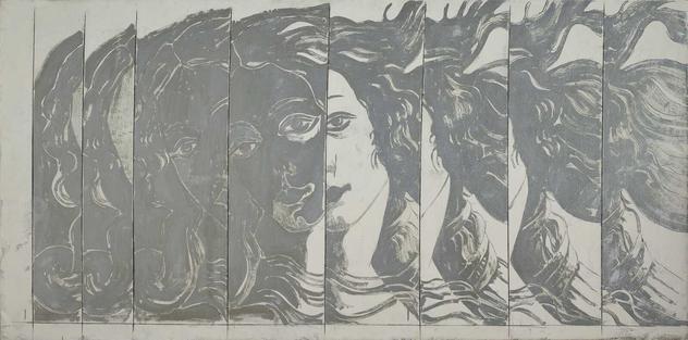 Giosetta Fioroni, Particolare della nascita di Venere, 1965