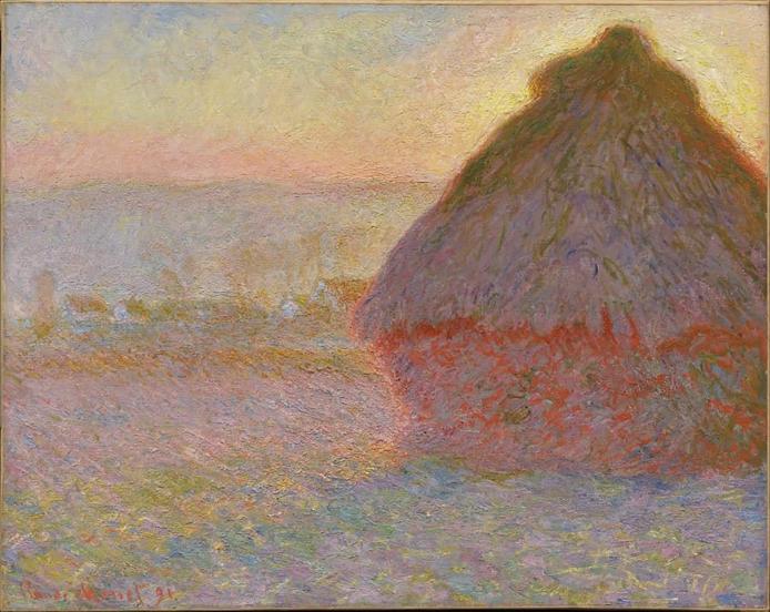 "Covone, crepuscolo" (Museum of Fine Arts, Boston) Claude Monet 1891