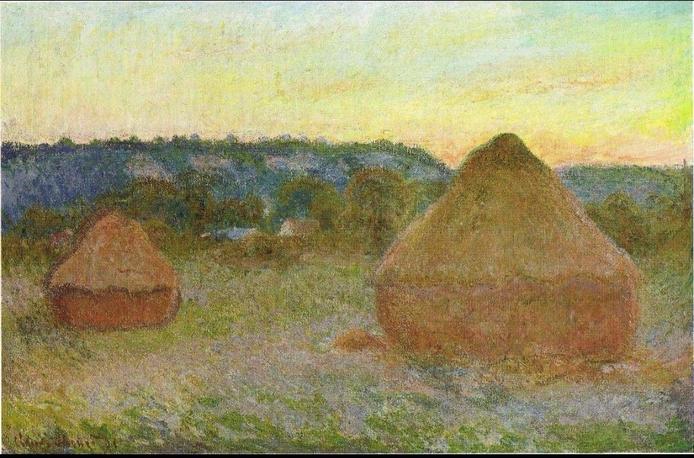 Covoni (fine del giorno, autunno) (1891)-Claude Monet