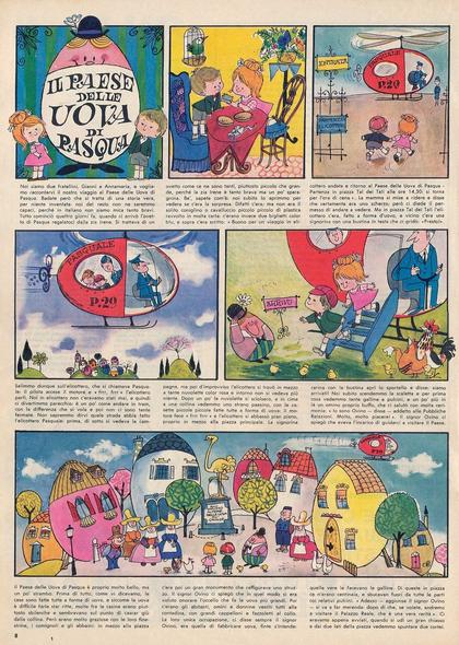 Il paese delle uova di Pasqua. Tratto dal nº 13 del 29 marzo 1964 del Corriere dei Piccoli.